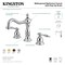 Kingston Brass KS1972NL 8" Widespread Bathroom Faucet, Polished Brass KS1972NL - alternate 2